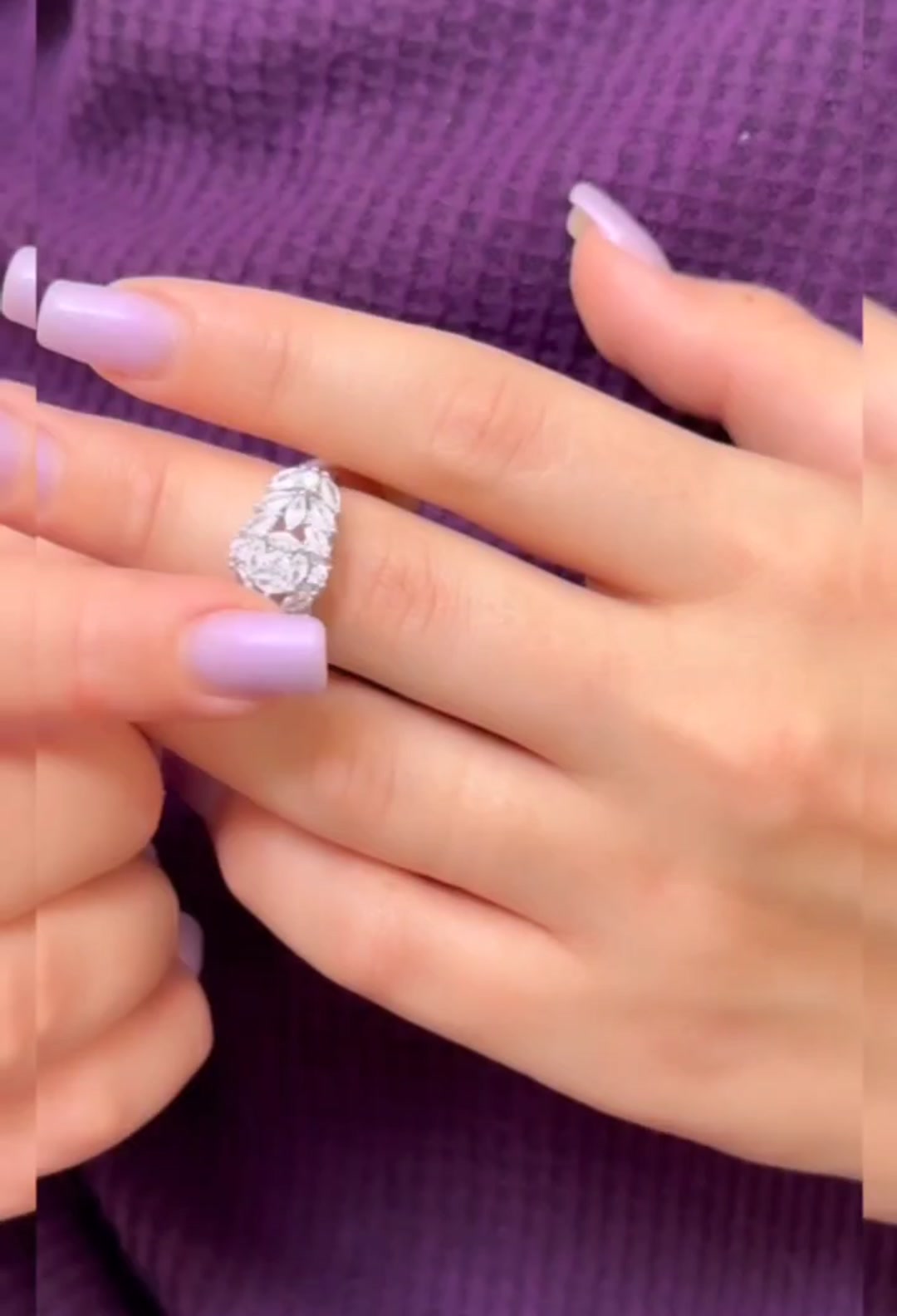 انگشتر نقره زنانه مدل فلاور 136