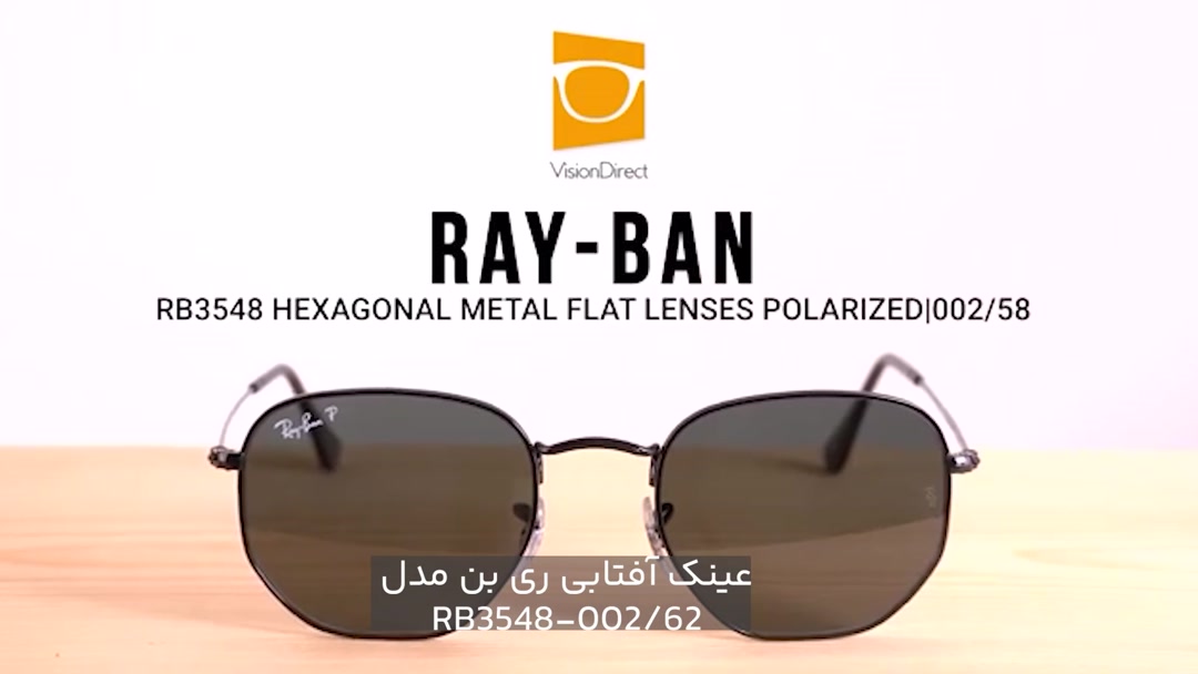 Ray-Ban RB3548N Hexagonal Metal Flat Lenses Polarized Sunglasses Short Review