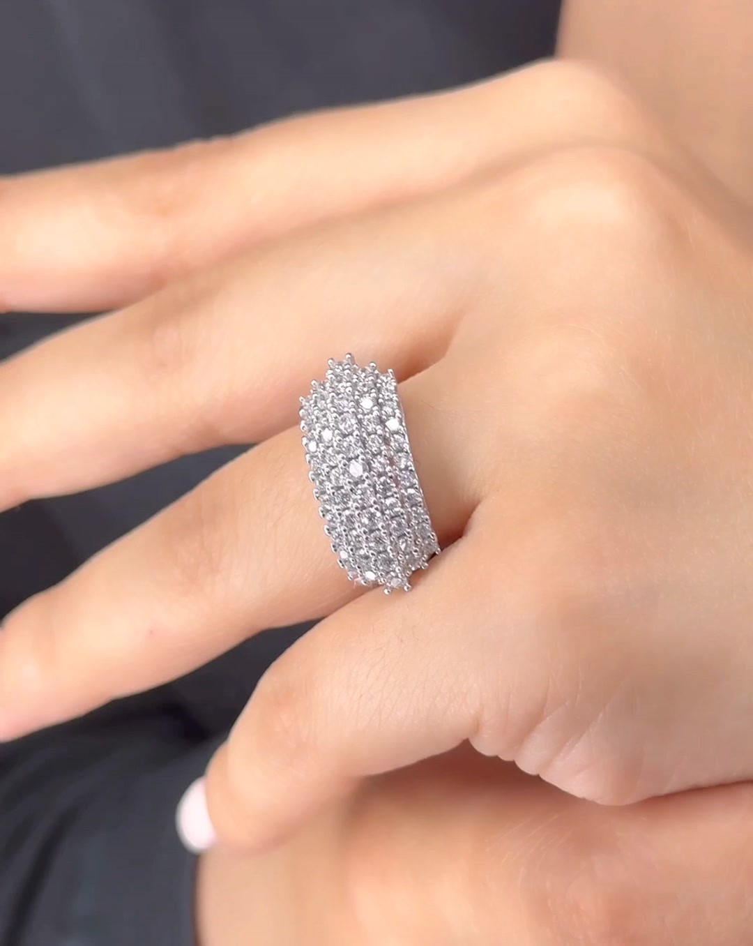 انگشتر نقره زنانه مدل 139