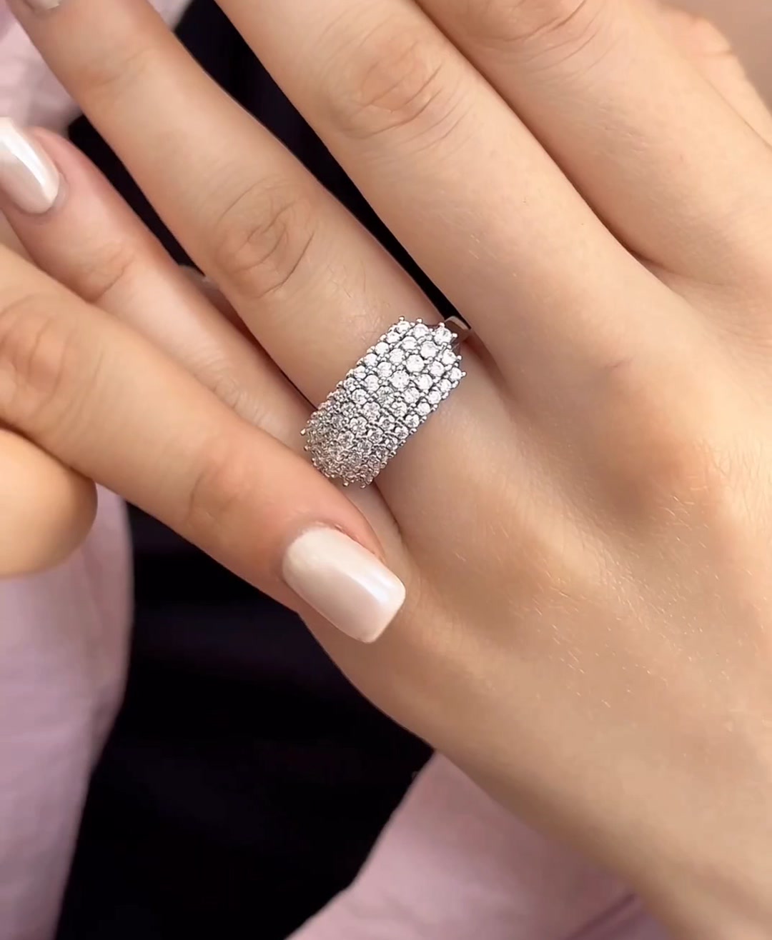 انگشتر نقره زنانه مدل 139